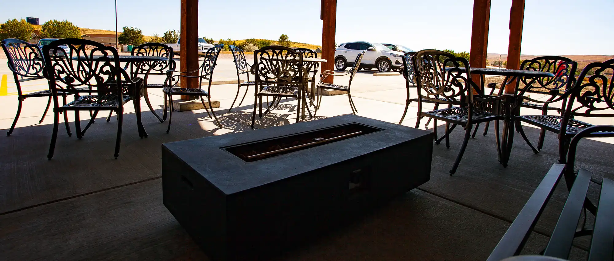 outdoor seating for Grazers